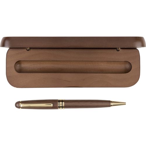 Walnut wooden twist ballpen Noa