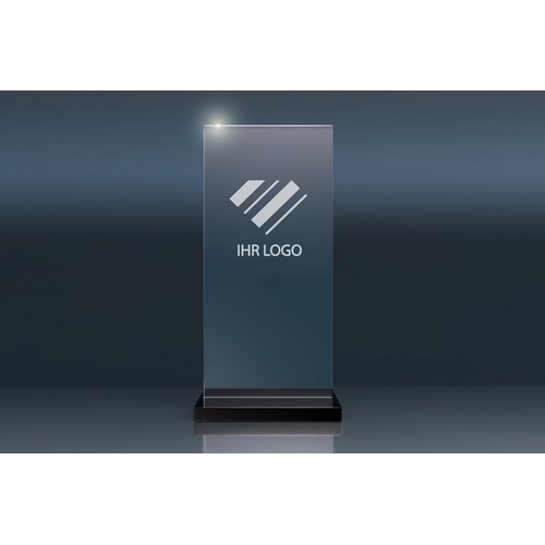 Crystal Trophy BLACK STAND (S)