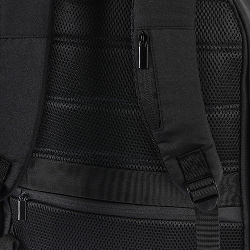 300D RPET ANTI-THEFT RPET RUCKSACK WITH USB CHARGE PORT