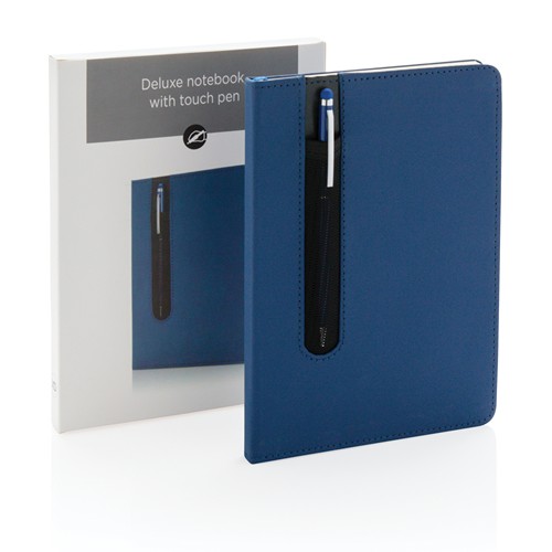 Libreta A5 PU básica con bolígrafo táctil Libreta A5 PU básica con bolígrafo táctil