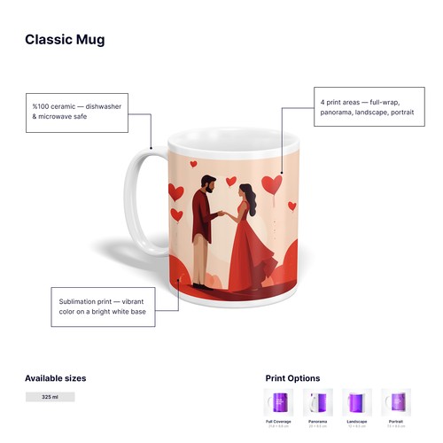 Mug Photo Personnalisé – Céramique Blanche, Lave-Vaisselle Mug Photo Personnalisé – Céramique Blanche, Lave-Vaisselle