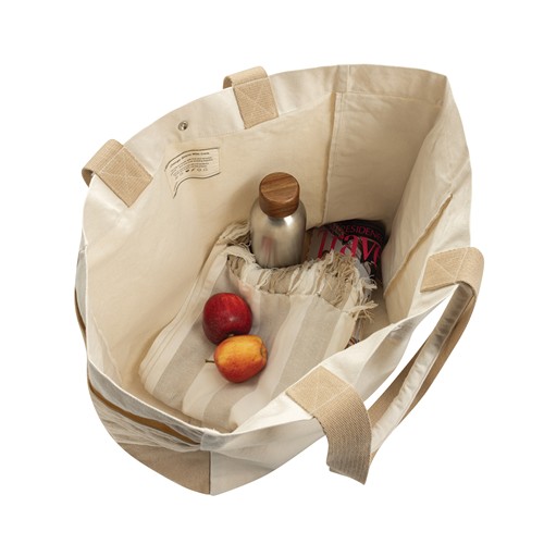 Bolsa de compra BEAU AWARE™ de lona reciclada 400 g/m² Bolsa de compra BEAU AWARE™ de lona reciclada 400 g/m²