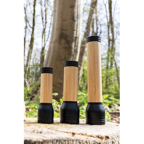 Lucid 1W RCS certified recycled plastic & bamboo torch Lucid 1W RCS certified recycled plastic & bamboo torch