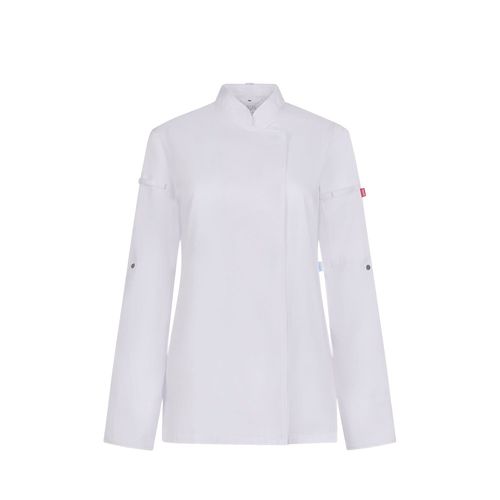 VL THOTH. Veste de cuisine pour femme (190 g/m²) en coton (35 %) et polyester recyclé (65 %)