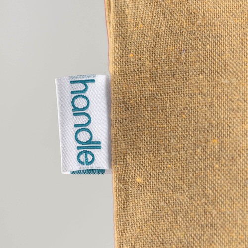 Shopper en coton recyclé 190 g/m2, anses longues, 38 X 42 cm Shopper en coton recyclé 190 g/m2, anses longues, 38 X 42 cm