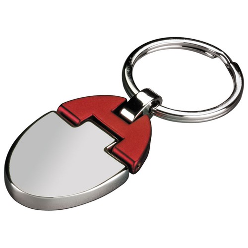 KEYCHAIN CHROMED SHINY/RED KEYCHAIN CHROMED SHINY/RED