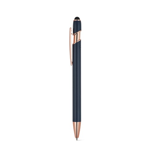NEIL ROSE. Penna a sfera realizzata in alluminio riciclato (100% rAL), con finitura opaca e inchiostro blu NEIL ROSE. Penna a sfera realizzata in alluminio riciclato (100% rAL), con finitura opaca e inchiostro blu