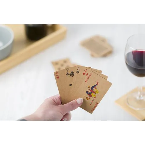 Recycled paper playing cards Andreina