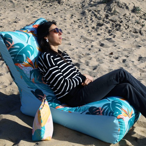 CUSTOMIZABLE 1-SEATER PUFF SOFA