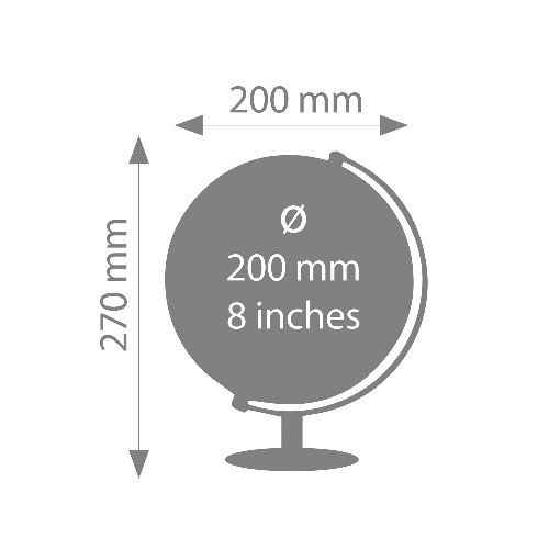 Magnetic Globe 20 TROIKA LUNAR Magnetic Globe 20 TROIKA LUNAR