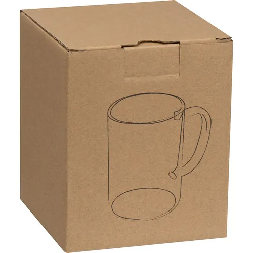 glass mug with coloured handle glass mug with coloured handle