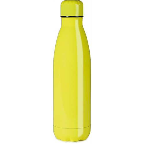 500 ML FLUO COLOURS VACUUM STEEL BOTTLE WITH DOUBLE INSULATING WALL