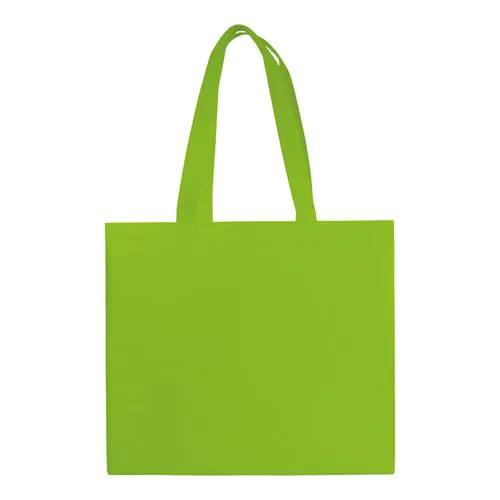 Laminated non-woven fabric shopping bag with gusset and long handles Laminated non-woven fabric shopping bag with gusset and long handles