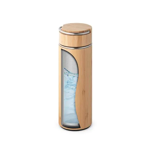 SOW. Borraccia termica in bambù e acciaio inox 440 mL SOW. Borraccia termica in bambù e acciaio inox 440 mL