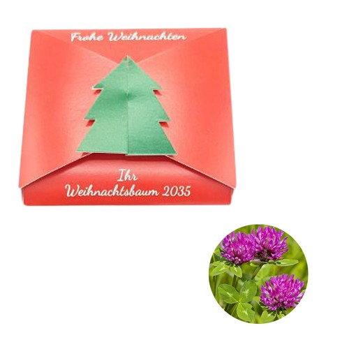 Closure – Fir Tree Seed Card - Meadow clover Closure – Fir Tree Seed Card - Meadow clover