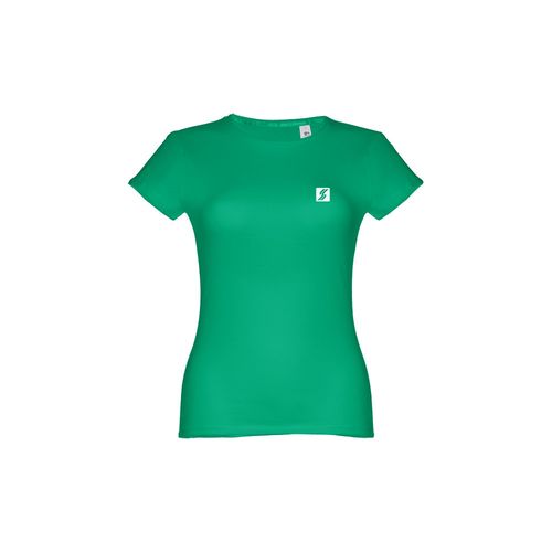 THC SOFIA. T-shirt sfiancata da donna in cotone THC SOFIA. T-shirt sfiancata da donna in cotone