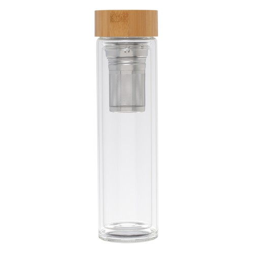 Glazen fles met theezeef RETUMBLER-SLEDGE