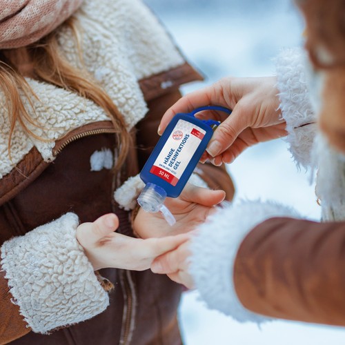 Disinfectant for Hands, 50 ml Bumper (blue), Body Label