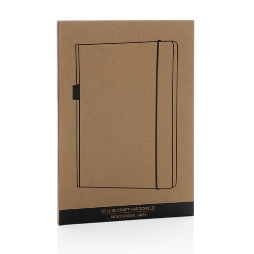 A5 deluxe kraft hardcover notebook