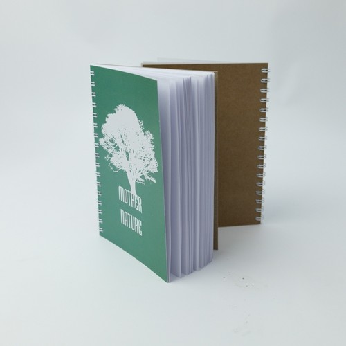 A6 SPIRAL BLOCK ON CUSTOMIZABLE RECYCLED PAPER A6 SPIRAL BLOCK ON CUSTOMIZABLE RECYCLED PAPER