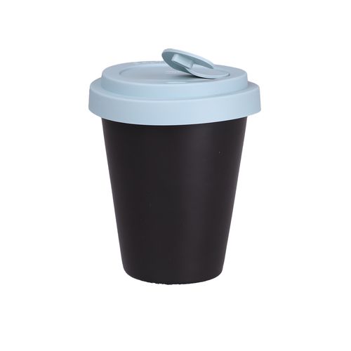 Beker Freedom Small Lock 200ml satijnzwart/eucalyptus