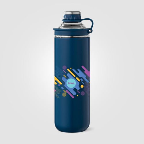 Bouteille Oasis avec couvercle et poignée en acier inoxydable recyclé - 680 ml Bouteille Oasis avec couvercle et poignée en acier inoxydable recyclé - 680 ml