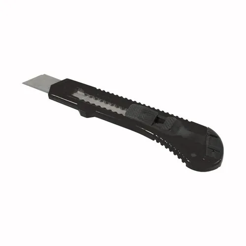 ABS Stanley knife with locking mechanism, medium ABS Stanley knife with locking mechanism, medium