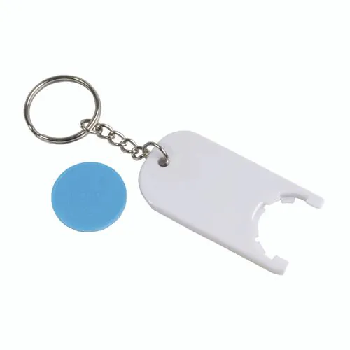 sleutelhanger met winkelmuntje
