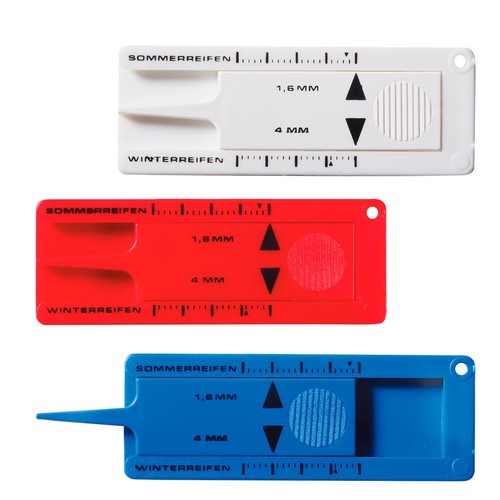 Key fob "Tyre tread measuring device" Key fob "Tyre tread measuring device"