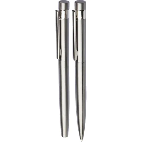 Recycled stainless steel writing set Fritz Recycled stainless steel writing set Fritz