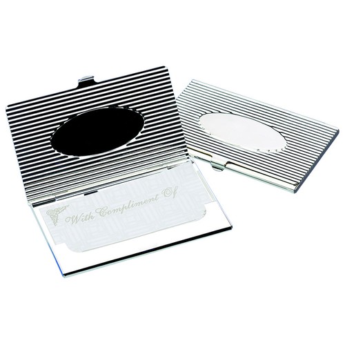 BUSINESS CARD HOLDER "OVAL" BUSINESS CARD HOLDER "OVAL"