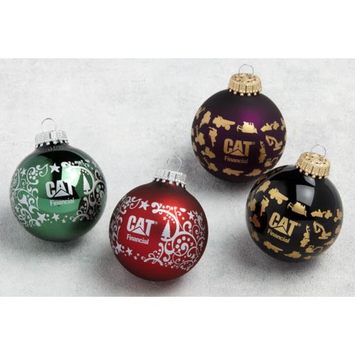 Christmas baubles with logoprint - 7cm - 1c Christmas baubles with logoprint - 7cm - 1c