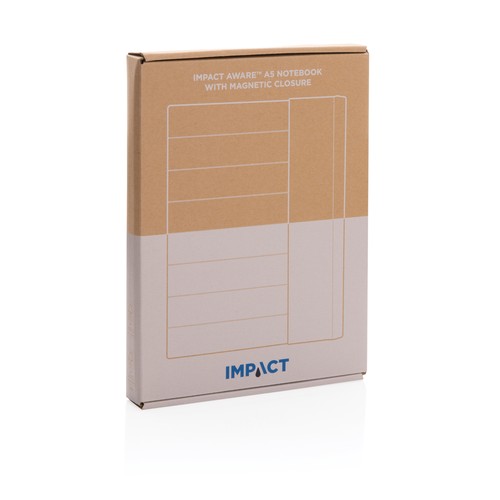 Carnet de notes A5 avec fermeture magnétique Impact Aware™ Carnet de notes A5 avec fermeture magnétique Impact Aware™