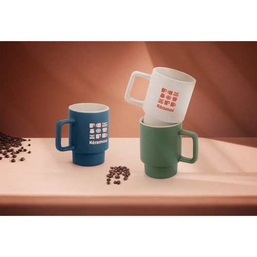 KUERTEN. Taza de cerámica con acabado mate, 330 mL