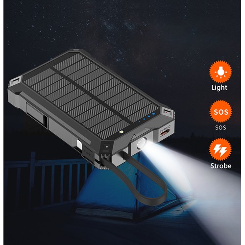 Batería externa solar Metmaxx® «SolarPowerBank Evo» Batería externa solar Metmaxx® «SolarPowerBank Evo»