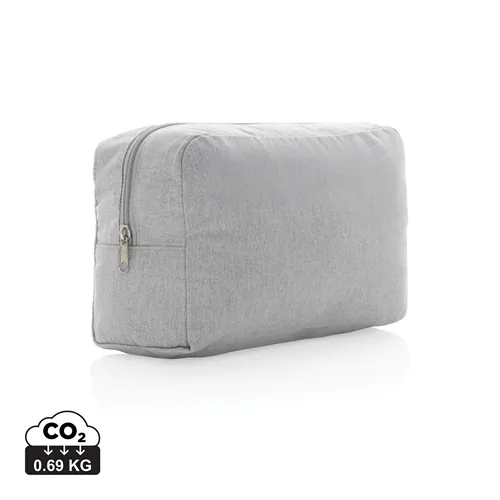Impact Aware™ 285 gsm rcanvas toiletry bag undyed Impact Aware™ 285 gsm rcanvas toiletry bag undyed