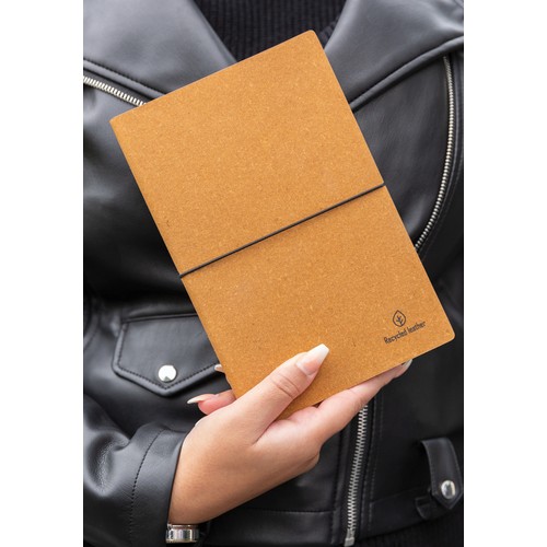 A5 GRS recycled leather notebook A5 GRS recycled leather notebook