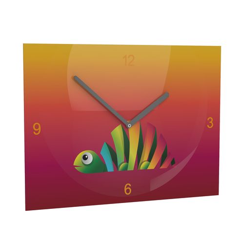 Horae Horloge murale Premium Rectangle (240x350 mm). Aiguilles Argent Horae Horloge murale Premium Rectangle (240x350 mm). Aiguilles Argent
