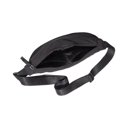 Borsa rotonda  in nylon con tracolla regolabile, chiusura con zip