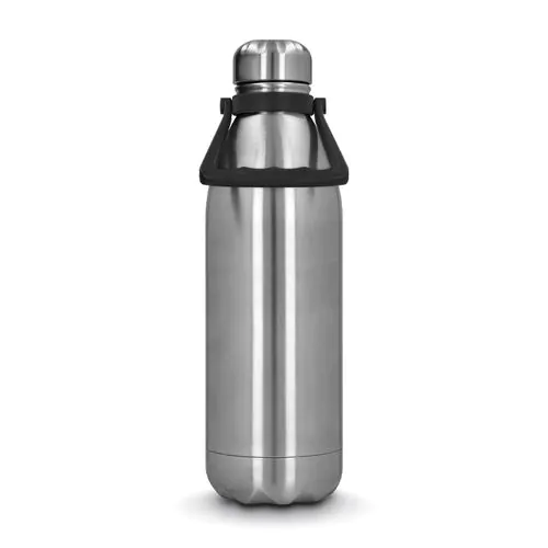 BOUTEILLE GOURDE ISOTHERME DOUBLE-PAROI INOX AVEC 1,5 L BOUTEILLE GOURDE ISOTHERME DOUBLE-PAROI INOX AVEC 1,5 L