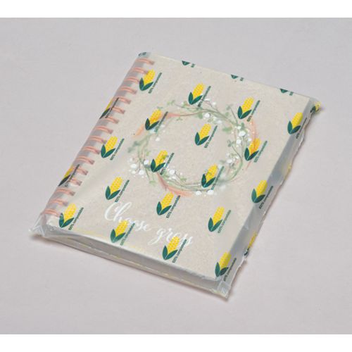 Blocco appunti in copertina morbida a spirale GRASS