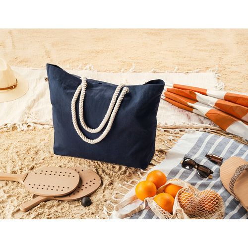 ATHENS. Beach bag in recycled cotton (70%) and recycled polyester (30%) (220 g/m²) ATHENS. Beach bag in recycled cotton (70%) and recycled polyester (30%) (220 g/m²)