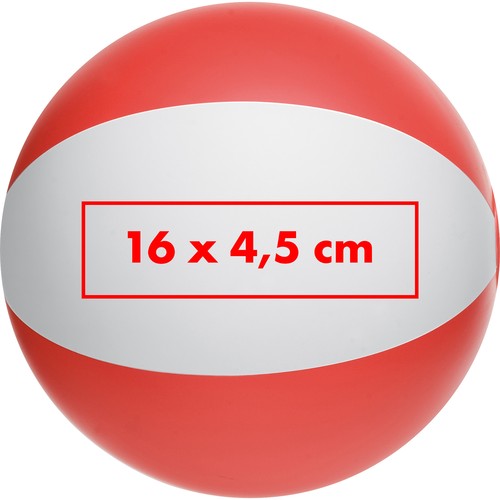 Bicoloured beach ball