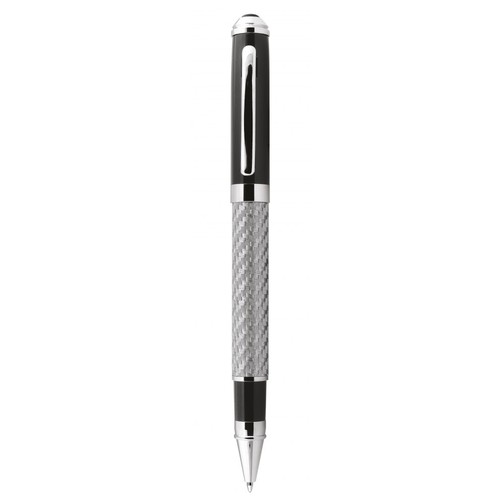 ROLLERBALL PEN BLACK IN CARBON FIBER