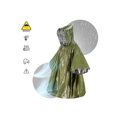 Outdoor Survival 2-in-1 Thermal Poncho