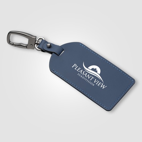 Malmö Recycled Metal Carabiner Luggage Tag - 6.5 x  17.5 cm