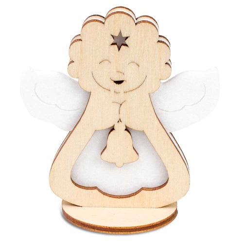 Felt Christmas-card premium - Premium 4/0-c - angel Felt Christmas-card premium - Premium 4/0-c - angel