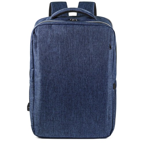 300D RPET LAPTOP BACKPACK WITH USB OUTPUT