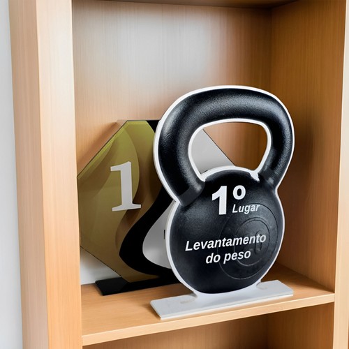 ACRYLIC TROPHY 3MM 20X16CM CUSTOMIZABLE