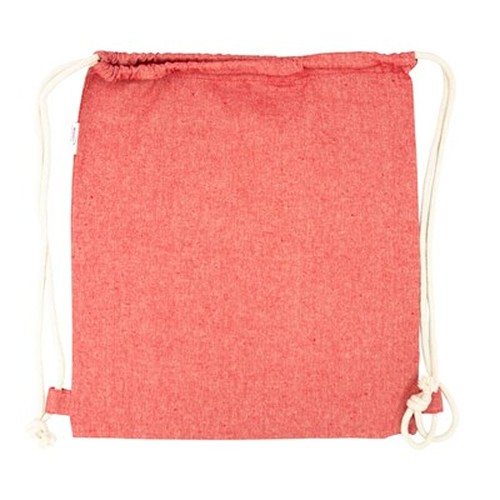 Recycled cotton and recycled polyester drawstring bag B'RIGHT | Jose